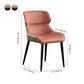 Modern Metal Dining Accent Chair Upholstered Parsons Chair with Black Legs Clearhalo ' kitchen&dining_furn' 'Dining Chairs' 'Dining Tables & Seating' 'dining_chair' 'furn' 'furn_dining_chair' 'Furniture' 'furniture_dining_chair' 'Kitchen & Dining Furniture' 'kitchen' 4399787