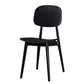 Modern Indoor-Outdoor Dining Chair Open Back Plastic Side Chair Black 1 Piece Clearhalo ' kitchen&dining_furn' 'Dining Chairs' 'Dining Tables & Seating' 'dining_chair' 'Furniture' 'furniture_dining_chair' 'Kitchen & Dining Furniture' 'kitchen' 4399789