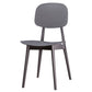 Modern Indoor-Outdoor Dining Chair Open Back Plastic Side Chair Grey 1 Piece Clearhalo ' kitchen&dining_furn' 'Dining Chairs' 'Dining Tables & Seating' 'dining_chair' 'Furniture' 'furniture_dining_chair' 'Kitchen & Dining Furniture' 'kitchen' 4399794