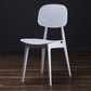 Modern Indoor-Outdoor Dining Chair Open Back Plastic Side Chair Clearhalo ' kitchen&dining_furn' 'Dining Chairs' 'Dining Tables & Seating' 'dining_chair' 'Furniture' 'furniture_dining_chair' 'Kitchen & Dining Furniture' 'kitchen' 4399809