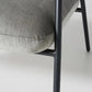 Metal Contemporary Indoor Arm Chair Matte Fabric Open Back Chair Clearhalo ' kitchen&dining_furn' 'Dining Chairs' 'Dining Tables & Seating' 'dining_chair' 'furn' 'furn_dining_chair' 'Furniture' 'furniture_dining_chair' 'Kitchen & Dining Furniture' 'kitchen' 4399832