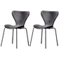 Restaurant Scandinavian Velvet Side Chair Matte Finish Wingback Dining Chair Dark Gray 2 Piece Set Black Clearhalo ' kitchen&dining_furn' 'Dining Chairs' 'Dining Tables & Seating' 'dining_chair' 'furn' 'furn_dining_chair' 'Furniture' 'furniture_dining_chair' 'Kitchen & Dining Furniture' 'kitchen' 4399861