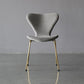 Restaurant Scandinavian Velvet Side Chair Matte Finish Wingback Dining Chair Light Gray 1 Piece Brass Gold Clearhalo ' kitchen&dining_furn' 'Dining Chairs' 'Dining Tables & Seating' 'dining_chair' 'furn' 'furn_dining_chair' 'Furniture' 'furniture_dining_chair' 'Kitchen & Dining Furniture' 'kitchen' 4399871