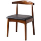 Modern Wood Dining Room Chair Armless Faux Leather Side Chair for Home Use Clearhalo ' kitchen&dining_furn' 'Dining Chairs' 'Dining Tables & Seating' 'dining_chair' 'furn' 'furn_dining_chair' 'Furniture' 'furniture_dining_chair' 'Kitchen & Dining Furniture' 'kitchen' 4399915