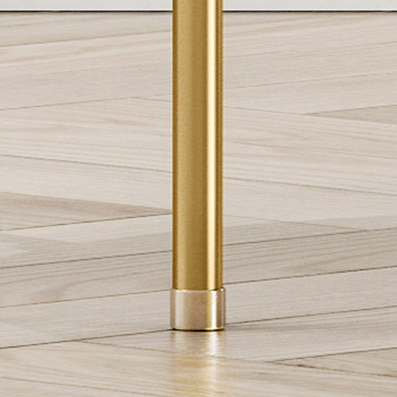 Glam Metal Dining Room Chair Armless PU Leather Dining Chairs for Home Use Clearhalo ' kitchen&dining_furn' 'Dining Chairs' 'Dining Tables & Seating' 'dining_chair' 'furn' 'furn_dining_chair' 'Furniture' 'furniture_dining_chair' 'Kitchen & Dining Furniture' 'kitchen' 4399970