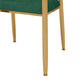 Glam Metal Dining Room Chair Armless Velvet Dining Side Chairs for Home Use Clearhalo ' kitchen&dining_furn' 'Dining Chairs' 'Dining Tables & Seating' 'dining_chair' 'furn' 'furn_dining_chair' 'Furniture' 'furniture_dining_chair' 'Kitchen & Dining Furniture' 'kitchen' 4399986