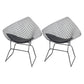 Glam Style Dining Chairs Kitchen Dining Armless Chairs with Metal Legs Black 2 Piece Set Clearhalo ' kitchen&dining_furn' 'Dining Chairs' 'Dining Tables & Seating' 'dining_chair' 'furn' 'furn_dining_chair' 'Furniture' 'furniture_dining_chair' 'Kitchen & Dining Furniture' 'kitchen' 4400000