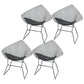 Glam Style Dining Chairs Kitchen Dining Armless Chairs with Metal Legs Black 4 Piece Set Clearhalo ' kitchen&dining_furn' 'Dining Chairs' 'Dining Tables & Seating' 'dining_chair' 'furn' 'furn_dining_chair' 'Furniture' 'furniture_dining_chair' 'Kitchen & Dining Furniture' 'kitchen' 4400002