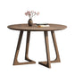 1/2/3/5 Pcs Wood Modern Dining Table Set with Round Table and Wooden Chairs Dining Set Brown 63"L x 63"W Clearhalo 'Dining Room Sets' 'Dining Tables & Seating' 'dining_room_set' 'furn' 'furn_dining_room_set' 'Furniture' 'furniture_dining_room_set' 'Kitchen & Dining Furniture' 'kitchen&dining_furn' 'kitchen' 4400019