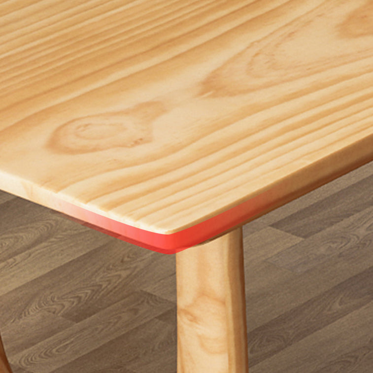 Modern 1/2/4/5/6/7 Pieces Dining Set Rectangle Dining Table Set with Wood Chairs Clearhalo 'Dining Room Sets' 'Dining Tables & Seating' 'dining_room_set' 'furn' 'furn_dining_room_set' 'Furniture' 'furniture_dining_room_set' 'Kitchen & Dining Furniture' 'kitchen&dining_furn' 'kitchen' 4400155