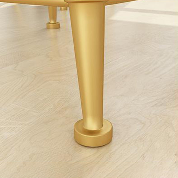 1/3/4/5 Pcs Metal Modern Dining Room Set with Marble Table and Metal Base Dinette Set Clearhalo 'Dining Room Sets' 'Dining Tables & Seating' 'dining_room_set' 'furn' 'furn_dining_room_set' 'Furniture' 'furniture_dining_room_set' 'Kitchen & Dining Furniture' 'kitchen&dining_furn' 'kitchen' 4400181