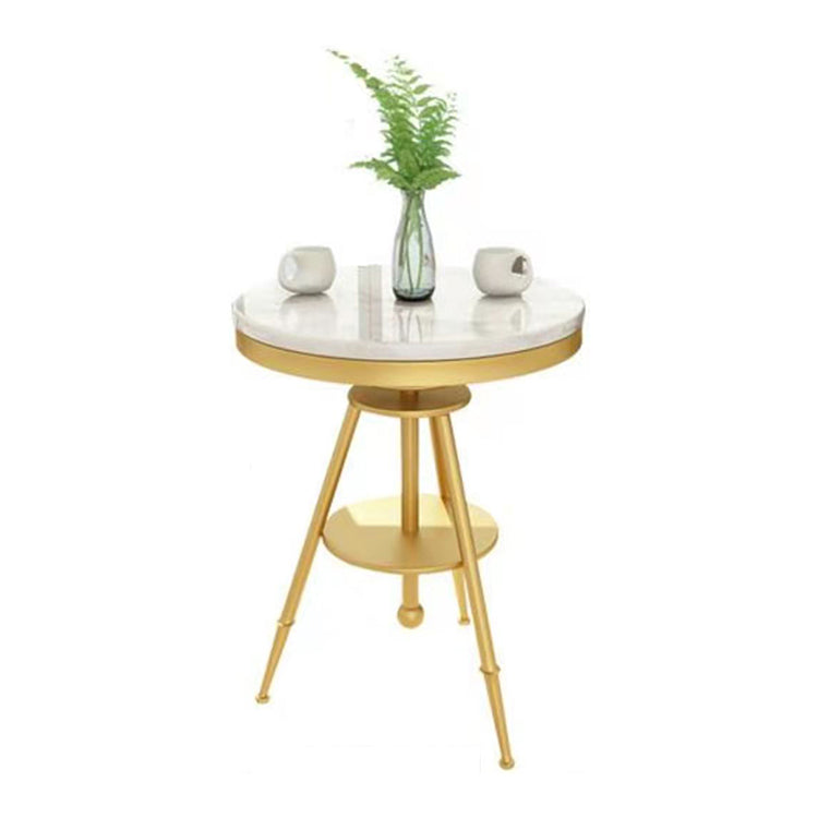 1/3/4/5 Pcs Metal Modern Dining Room Set with Marble Table and Metal Base Dinette Set White-Gold 22"L x 22"W Clearhalo 'Dining Room Sets' 'Dining Tables & Seating' 'dining_room_set' 'furn' 'furn_dining_room_set' 'Furniture' 'furniture_dining_room_set' 'Kitchen & Dining Furniture' 'kitchen&dining_furn' 'kitchen' 4400182