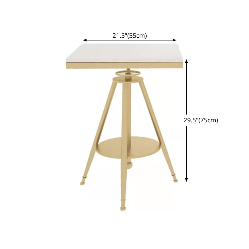 1/3/4/5 Pcs Metal Modern Dining Room Set with Marble Table and Metal Base Dinette Set Clearhalo 'Dining Room Sets' 'Dining Tables & Seating' 'dining_room_set' 'furn' 'furn_dining_room_set' 'Furniture' 'furniture_dining_room_set' 'Kitchen & Dining Furniture' 'kitchen&dining_furn' 'kitchen' 4400186