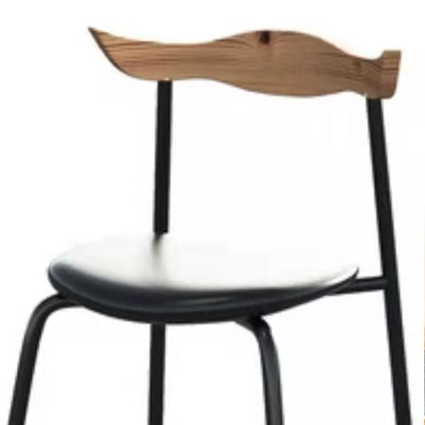 1/2/5 Pcs Wood Modern Dining Room Set with Round Table and Metal Chairs Dinette Set Clearhalo 'Dining Room Sets' 'Dining Tables & Seating' 'dining_room_set' 'furn' 'furn_dining_room_set' 'Furniture' 'furniture_dining_room_set' 'Kitchen & Dining Furniture' 'kitchen&dining_furn' 'kitchen' 4400197