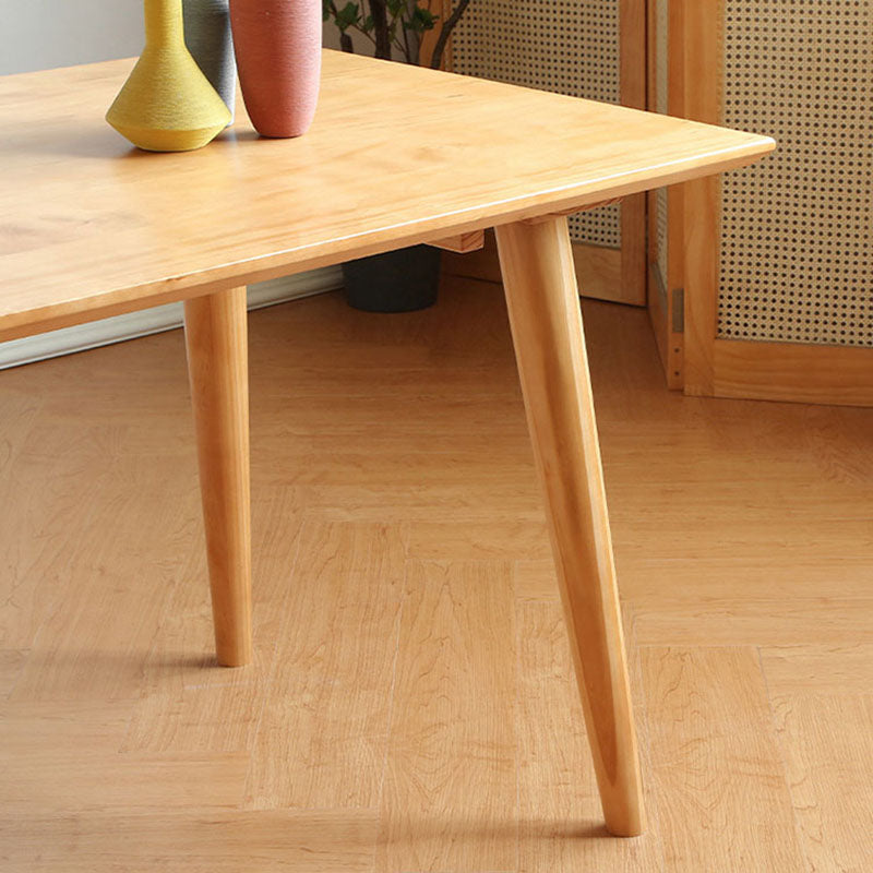 1/2/3/4/5/7 Pcs Modern Dining Set with Rectangle Table and Wooden Chairs Dinette Set Clearhalo 'Dining Room Sets' 'Dining Tables & Seating' 'dining_room_set' 'furn' 'furn_dining_room_set' 'Furniture' 'furniture_dining_room_set' 'Kitchen & Dining Furniture' 'kitchen&dining_furn' 'kitchen' 4400263