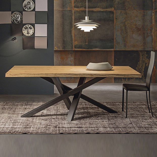 Rectangle Industrial Style Dining Table Solid Wood Fixed Table for Restaurant Black 63"L x 27.6"W x 29.5"H Without Chairs Clearhalo ' dining_table' 'Dining Tables & Seating' 'Dining Tables' 'furn' 'furn_dining_table' 'Furniture' 'furniture_dining_table' 'Kitchen & Dining Furniture' 'kitchen&dining_furn' 'kitchen' 'kitchen_dining_table' 4400275