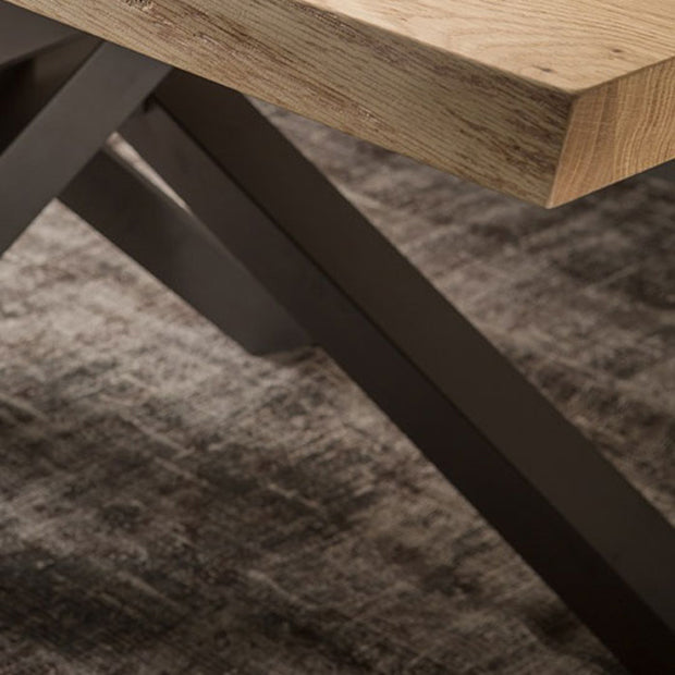Rectangle Industrial Style Dining Table Solid Wood Fixed Table for Restaurant Clearhalo ' dining_table' 'Dining Tables & Seating' 'Dining Tables' 'furn' 'furn_dining_table' 'Furniture' 'furniture_dining_table' 'Kitchen & Dining Furniture' 'kitchen&dining_furn' 'kitchen' 'kitchen_dining_table' 4400281