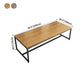 Rectangle Trestle Base Industrial Dining Table Solid Wood Fixed Table Clearhalo ' dining_table' 'Dining Tables & Seating' 'Dining Tables' 'furn' 'furn_dining_table' 'Furniture' 'furniture_dining_table' 'Kitchen & Dining Furniture' 'kitchen&dining_furn' 'kitchen' 'kitchen_dining_table' 4400311