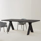 Industrial Rectangle Dining Table Pine Solid Wood Table with 4 Legs 70.9"L x 31.5"W x 29.5"H Black Clearhalo ' dining_table' 'Dining Tables & Seating' 'Dining Tables' 'Furniture' 'furniture_dining_table' 'Kitchen & Dining Furniture' 'kitchen&dining_furn' 'kitchen' 'kitchen_dining_table' 4400347