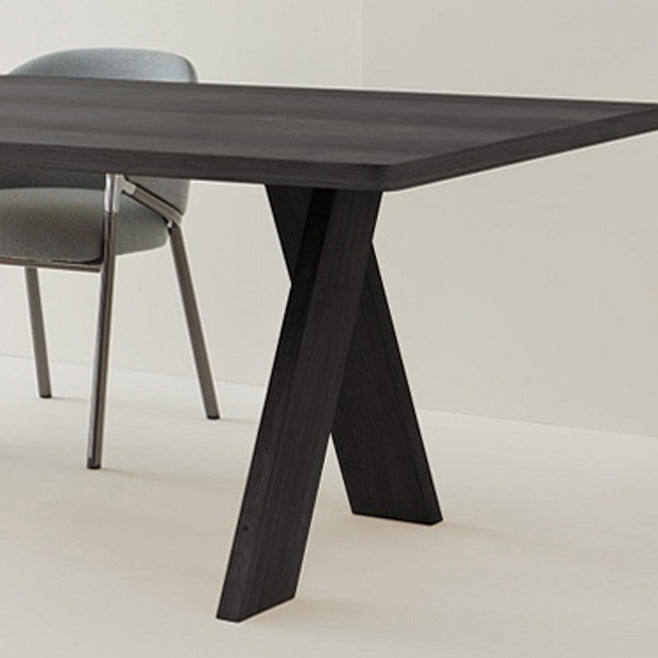 Industrial Rectangle Dining Table Pine Solid Wood Table with 4 Legs Clearhalo ' dining_table' 'Dining Tables & Seating' 'Dining Tables' 'Furniture' 'furniture_dining_table' 'Kitchen & Dining Furniture' 'kitchen&dining_furn' 'kitchen' 'kitchen_dining_table' 4400353