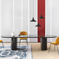 Oval Modern Dining Table Black Fixed Table with Double Pedestal Base 70.9"L x 31.5"W x 29.5"H Without Chairs Clearhalo ' dining_table' 'Dining Tables & Seating' 'Dining Tables' 'furn' 'furn_dining_table' 'Furniture' 'furniture_dining_table' 'Kitchen & Dining Furniture' 'kitchen&dining_furn' 'kitchen' 'kitchen_dining_table' 4400376