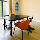 Rectangle Casual Dining Table Solid Wood Fixed Table for Restaurant Black 55.1"L x 27.6"W x 29.5"H Without Chairs Clearhalo ' dining_table' 'Dining Tables & Seating' 'Dining Tables' 'furn' 'furn_dining_table' 'Furniture' 'furniture_dining_table' 'Kitchen & Dining Furniture' 'kitchen&dining_furn' 'kitchen' 'kitchen_dining_table' 4400457