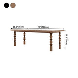 Rectangle Casual Dining Table Solid Wood Fixed Table for Restaurant Clearhalo ' dining_table' 'Dining Tables & Seating' 'Dining Tables' 'furn' 'furn_dining_table' 'Furniture' 'furniture_dining_table' 'Kitchen & Dining Furniture' 'kitchen&dining_furn' 'kitchen' 'kitchen_dining_table' 4400468