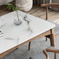 Medieval Modern Sintered Stone Table Kitchen Rectangle White Top Table with 4 Wood Legs Clearhalo ' dining_table' 'Dining Tables & Seating' 'Dining Tables' 'furn' 'furn_dining_table' 'Furniture' 'furniture_dining_table' 'Kitchen & Dining Furniture' 'kitchen&dining_furn' 'kitchen' 'kitchen_dining_table' 4400480