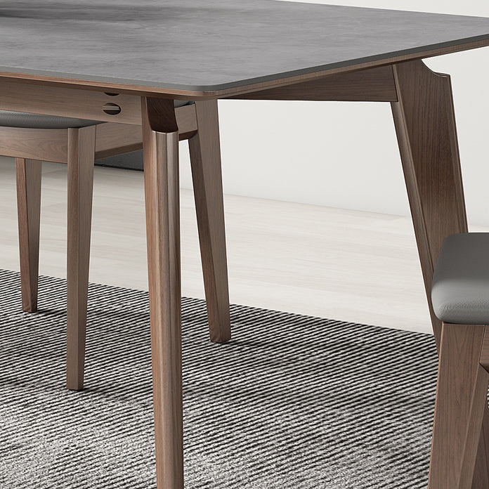 Medieval Modern Sintered Stone Table Rectangle Dining Table for Restaurant Clearhalo ' dining_table' 'Dining Tables & Seating' 'Dining Tables' 'furn' 'furn_dining_table' 'Furniture' 'furniture_dining_table' 'Kitchen & Dining Furniture' 'kitchen&dining_furn' 'kitchen' 'kitchen_dining_table' 4400495