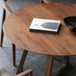 Round Casual Dining Table Brown Tone Fixed Table with Double Pedestal Base Clearhalo ' dining_table' 'Dining Tables & Seating' 'Dining Tables' 'furn' 'furn_dining_table' 'Furniture' 'furniture_dining_table' 'Kitchen & Dining Furniture' 'kitchen&dining_furn' 'kitchen' 'kitchen_dining_table' 4400534