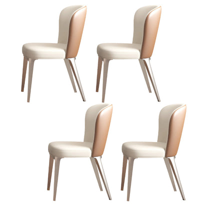 Nordic 1/4/5/6/7/9 Pieces Dining Set Stone Round Table and Leather Chairs Dinette Set 4 White Chairs Clearhalo 'Dining Room Sets' 'Dining Tables & Seating' 'dining_room_set' 'furn' 'furn_dining_room_set' 'Furniture' 'furniture_dining_room_set' 'Kitchen & Dining Furniture' 'kitchen&dining_furn' 'kitchen' 4400587