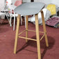 Iron Scandinavian Style Counter Stools Backless Bar Stools with Bucket Seat Grey 1 Piece Clearhalo 'Bar Furniture' 'Bar Stools' 'bar_stools' 'furn' 'furn_bar_stools' 'furniture_bar_stools' 'Kitchen & Dining Furniture' 'kitchen&dining_furn' 'kitchen' 'kitchen_furn' Furniture' 4400623
