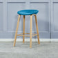 Iron Scandinavian Style Counter Stools Backless Bar Stools with Bucket Seat Lake Blue 1 Piece Clearhalo 'Bar Furniture' 'Bar Stools' 'bar_stools' 'furn' 'furn_bar_stools' 'furniture_bar_stools' 'Kitchen & Dining Furniture' 'kitchen&dining_furn' 'kitchen' 'kitchen_furn' Furniture' 4400647