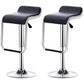 Industrial PU Leather Upholstered Barstool Adjustable Height Swivel Bar Stools 2 Piece Set Clearhalo 'Bar Furniture' 'Bar Stools' 'bar_stools' 'furn' 'furn_bar_stools' 'furniture_bar_stools' 'Kitchen & Dining Furniture' 'kitchen&dining_furn' 'kitchen' 'kitchen_furn' Furniture' 4400663