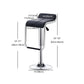Industrial PU Leather Upholstered Barstool Adjustable Height Swivel Bar Stools Clearhalo 'Bar Furniture' 'Bar Stools' 'bar_stools' 'furn' 'furn_bar_stools' 'furniture_bar_stools' 'Kitchen & Dining Furniture' 'kitchen&dining_furn' 'kitchen' 'kitchen_furn' Furniture' 4400671