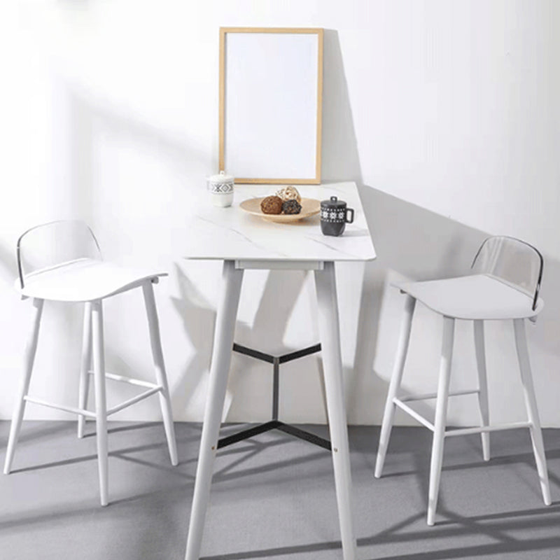 Scandinavian Style Bar-stool with Square Seat Counter Stool for Restaurant Bar Clearhalo 'Bar Furniture' 'Bar Stools' 'bar_stools' 'furn' 'furn_bar_stools' 'furniture_bar_stools' 'Kitchen & Dining Furniture' 'kitchen&dining_furn' 'kitchen' 'kitchen_furn' Furniture' 4400696