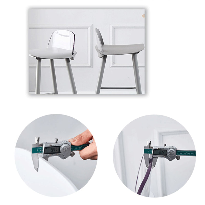 Scandinavian Style Bar-stool with Square Seat Counter Stool for Restaurant Bar Clearhalo 'Bar Furniture' 'Bar Stools' 'bar_stools' 'furn' 'furn_bar_stools' 'furniture_bar_stools' 'Kitchen & Dining Furniture' 'kitchen&dining_furn' 'kitchen' 'kitchen_furn' Furniture' 4400704