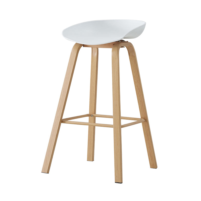 Scandinavian Style Bar-stool with Metal Legs Counter Stool for Kitchen Bar Clearhalo 'Bar Furniture' 'Bar Stools' 'bar_stools' 'furn' 'furn_bar_stools' 'furniture_bar_stools' 'Kitchen & Dining Furniture' 'kitchen&dining_furn' 'kitchen' 'kitchen_furn' Furniture' 4400745
