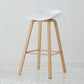 Scandinavian Style Bar-stool with Metal Legs Counter Stool for Kitchen Bar White 1 Piece Clearhalo 'Bar Furniture' 'Bar Stools' 'bar_stools' 'furn' 'furn_bar_stools' 'furniture_bar_stools' 'Kitchen & Dining Furniture' 'kitchen&dining_furn' 'kitchen' 'kitchen_furn' Furniture' 4400751