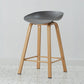 Scandinavian Style Bar-stool with Metal Legs Counter Stool for Kitchen Bar Dark Gray 1 Piece Clearhalo 'Bar Furniture' 'Bar Stools' 'bar_stools' 'furn' 'furn_bar_stools' 'furniture_bar_stools' 'Kitchen & Dining Furniture' 'kitchen&dining_furn' 'kitchen' 'kitchen_furn' Furniture' 4400765