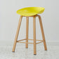 Scandinavian Style Bar-stool with Metal Legs Counter Stool for Kitchen Bar Yellow 1 Piece Clearhalo 'Bar Furniture' 'Bar Stools' 'bar_stools' 'furn' 'furn_bar_stools' 'furniture_bar_stools' 'Kitchen & Dining Furniture' 'kitchen&dining_furn' 'kitchen' 'kitchen_furn' Furniture' 4400774