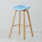 Scandinavian Style Bar-stool with Metal Legs Counter Stool for Kitchen Bar Light Blue 1 Piece Clearhalo 'Bar Furniture' 'Bar Stools' 'bar_stools' 'furn' 'furn_bar_stools' 'furniture_bar_stools' 'Kitchen & Dining Furniture' 'kitchen&dining_furn' 'kitchen' 'kitchen_furn' Furniture' 4400777
