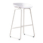 Scandinavian Style Bar-stool with Bucket Seat Counter Stool for Kitchen Bar White 1 Piece Clearhalo 'Bar Furniture' 'Bar Stools' 'bar_stools' 'furn' 'furn_bar_stools' 'furniture_bar_stools' 'Kitchen & Dining Furniture' 'kitchen&dining_furn' 'kitchen' 'kitchen_furn' Furniture' 4400800