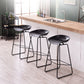 Scandinavian Style Bar-stool with Bucket Seat Counter Stool for Kitchen Bar Clearhalo 'Bar Furniture' 'Bar Stools' 'bar_stools' 'furn' 'furn_bar_stools' 'furniture_bar_stools' 'Kitchen & Dining Furniture' 'kitchen&dining_furn' 'kitchen' 'kitchen_furn' Furniture' 4400810
