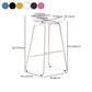 Scandinavian Style Bar-stool with Bucket Seat Counter Stool for Kitchen Bar Clearhalo 'Bar Furniture' 'Bar Stools' 'bar_stools' 'furn' 'furn_bar_stools' 'furniture_bar_stools' 'Kitchen & Dining Furniture' 'kitchen&dining_furn' 'kitchen' 'kitchen_furn' Furniture' 4400819