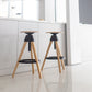 Adjustable Counter Bar Stool Armless Wood Bar Stool with Footrest and Swivel Clearhalo 'Bar Furniture' 'Bar Stools' 'bar_stools' 'furn' 'furn_bar_stools' 'furniture_bar_stools' 'Kitchen & Dining Furniture' 'kitchen&dining_furn' 'kitchen' 'kitchen_furn' Furniture' 4400953