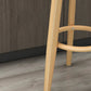 Contemporary Solid Wood Barstool Indoor Bar Stool with Cushion and Low Back Clearhalo 'Bar Furniture' 'Bar Stools' 'bar_stools' 'furn' 'furn_bar_stools' 'furniture_bar_stools' 'Kitchen & Dining Furniture' 'kitchen&dining_furn' 'kitchen' 'kitchen_furn' Furniture' 4400990