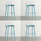 Scandinavian Style Bar-stool with Square Seat Counter Stool for Kitchen Bar Dark Blue 4 Piece Set Clearhalo 'Bar Furniture' 'Bar Stools' 'bar_stools' 'furn' 'furn_bar_stools' 'furniture_bar_stools' 'Kitchen & Dining Furniture' 'kitchen&dining_furn' 'kitchen' 'kitchen_furn' Furniture' 4401059