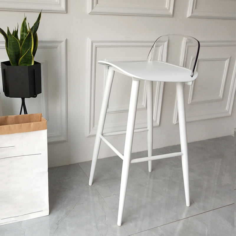 Scandinavian Style Bar-stool with Square Seat Counter Stool for Kitchen Bar Clearhalo 'Bar Furniture' 'Bar Stools' 'bar_stools' 'furn' 'furn_bar_stools' 'furniture_bar_stools' 'Kitchen & Dining Furniture' 'kitchen&dining_furn' 'kitchen' 'kitchen_furn' Furniture' 4401064