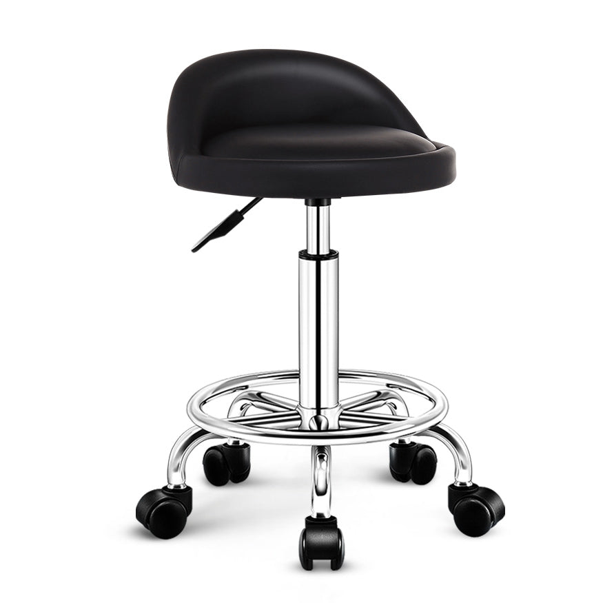 Modern Armless Backrest Counter Stool Steel Bedroom Bar Stool with Cushion Clearhalo 'Bar Furniture' 'Bar Stools' 'bar_stools' 'furn' 'furn_bar_stools' 'furniture_bar_stools' 'Kitchen & Dining Furniture' 'kitchen&dining_furn' 'kitchen' 'kitchen_furn' Furniture' 4401115